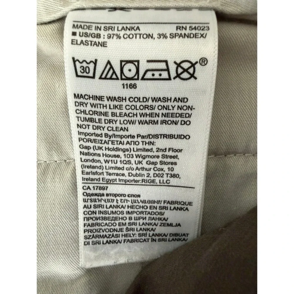 Olive Green Fatigue Utility Pants Cotton Twill Straight Leg Trousers 33 Waist